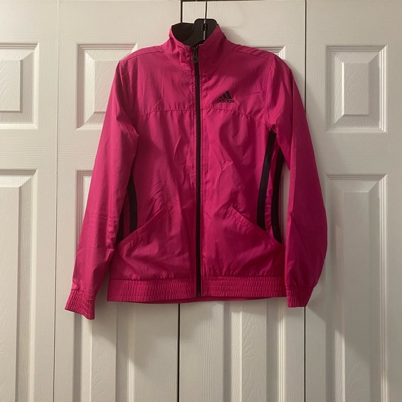 Adidas Pink Women’s XS Jacket Windbreaker - Picture 2 of 10